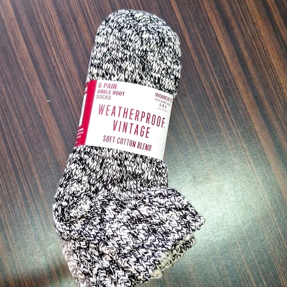 Women's Weatherproff Vintage Ankle BootSocks New. Sz 5 to 9.5 - Picture 2 of 4